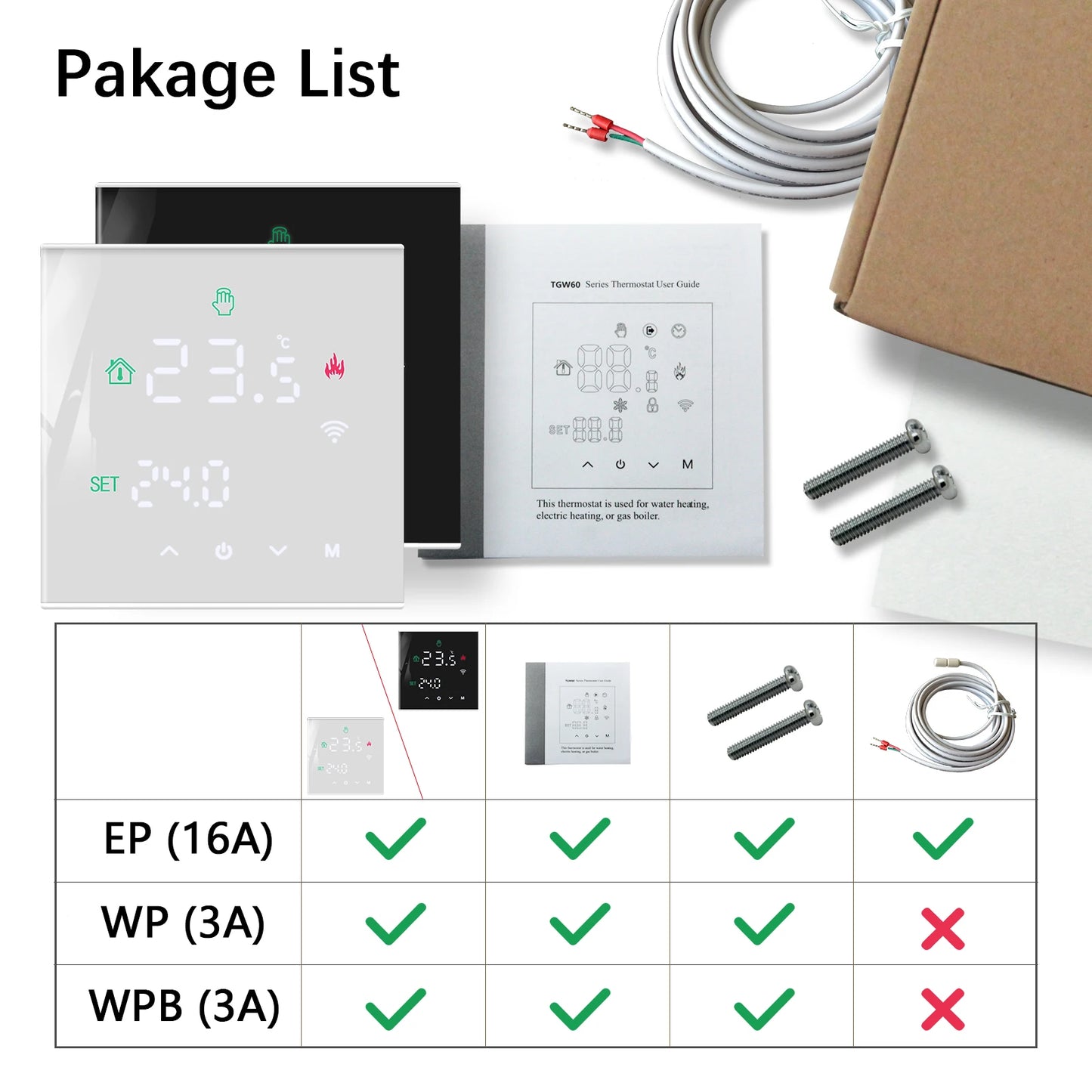 Beok Tuya Smart Home Thermoregulator WIFI Warm Floor Thermostat for Electric Heating Temperature Controller Gas Boiler Yandex